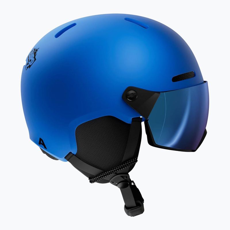 Gyerek sísisak Alpina Zupo 2 Visor Q-Lite blue matt 2