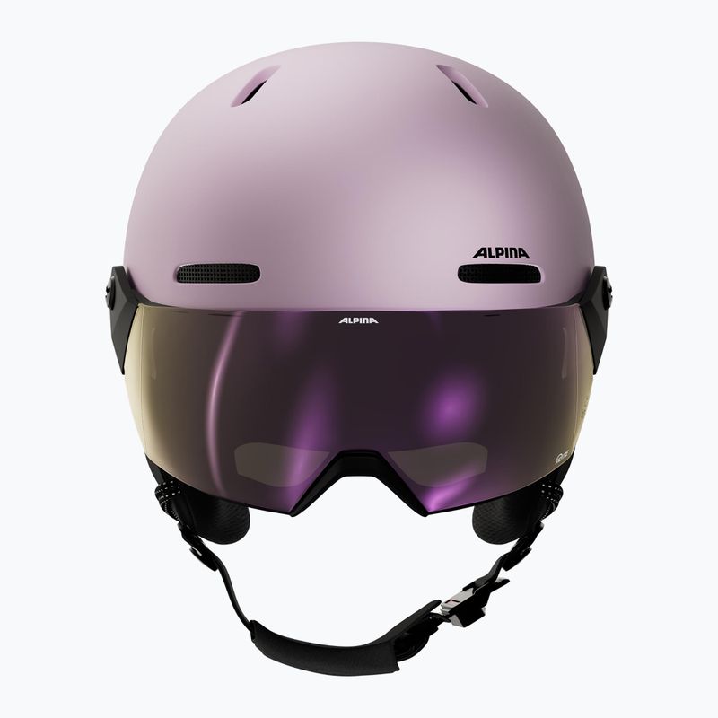 Gyerek sísisak Alpina Zupo 2 Visor Q-Lite rose matt 3