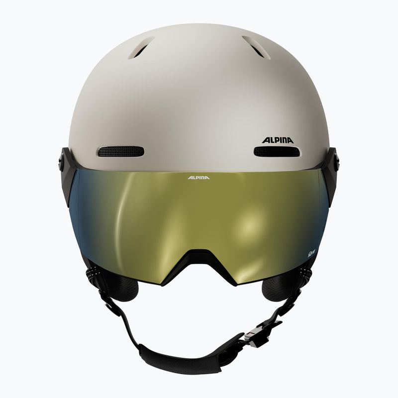 Gyerek sísisak Alpina Zupo 2 Visor Q-Lite sand matt 3