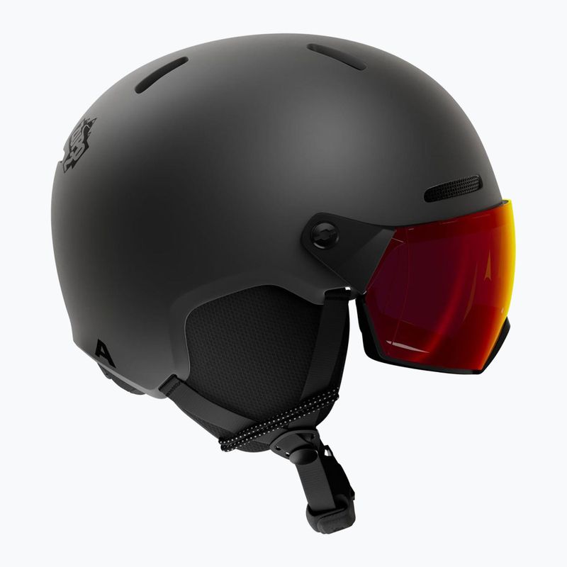 Gyerek sísisak Alpina Zupo 2 Visor Q-Lite black matte 2