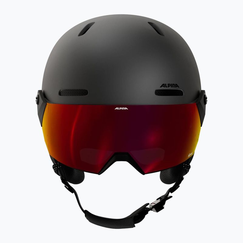 Gyerek sísisak Alpina Zupo 2 Visor Q-Lite black matte 3