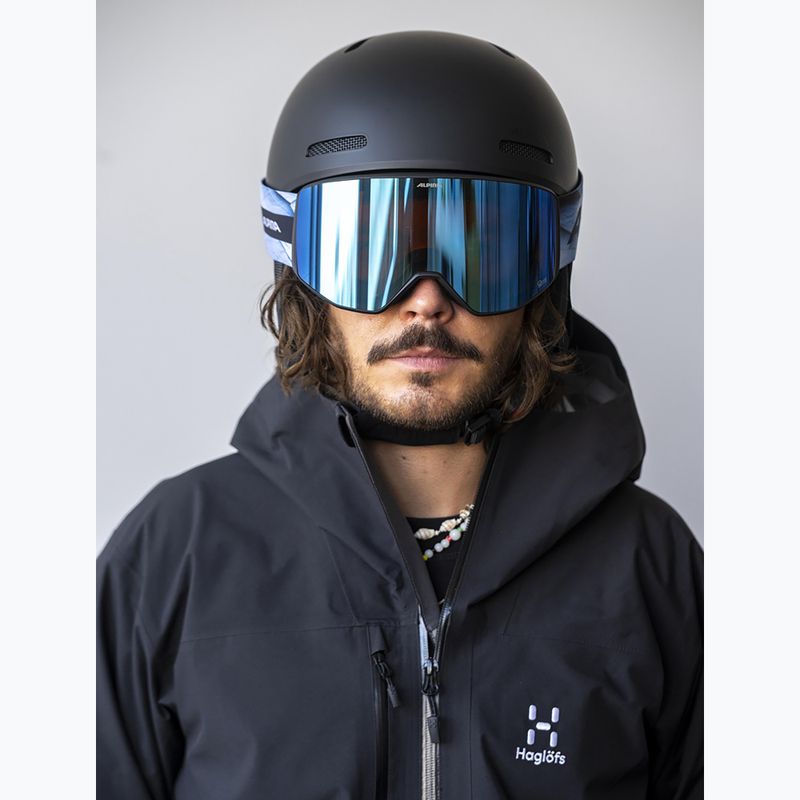 Síszemüveg Alpina Venet M Q-Lite  black/blue matt 4