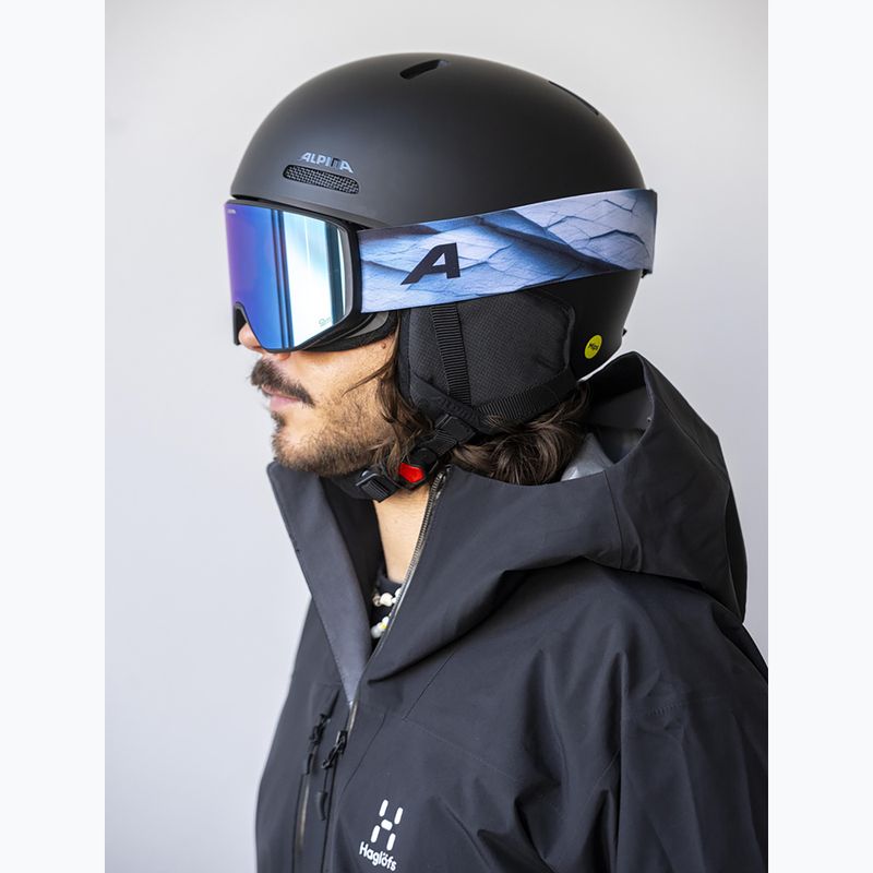 Síszemüveg Alpina Venet M Q-Lite  black/blue matt 5