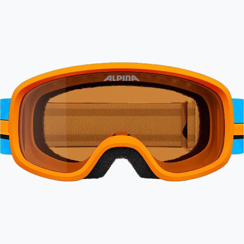 Gyerek síszemüveg Alpina Piney 2.0 orange/blue matt 2