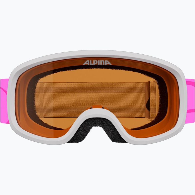 Gyerek síszemüveg Alpina Piney 2.0 white/pink matt 2
