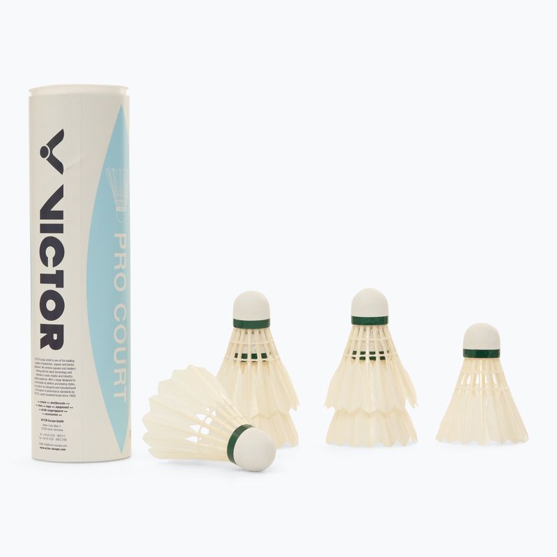 Tollaslabdák VICTOR Pro Court piórowe 6pcs