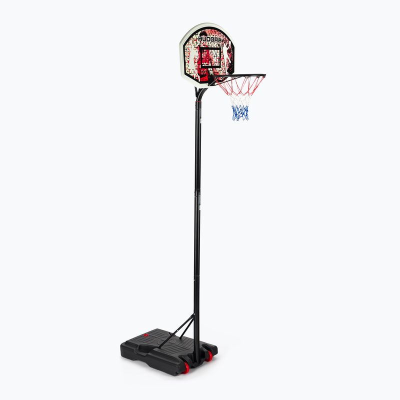 Gyermek kosárlabda kosár Hudora Stand Chicago 260 fekete 3064