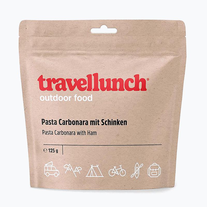 Fagyasztva szárított élelmiszer travellunch Pasta Carbonara sonkával 125 g