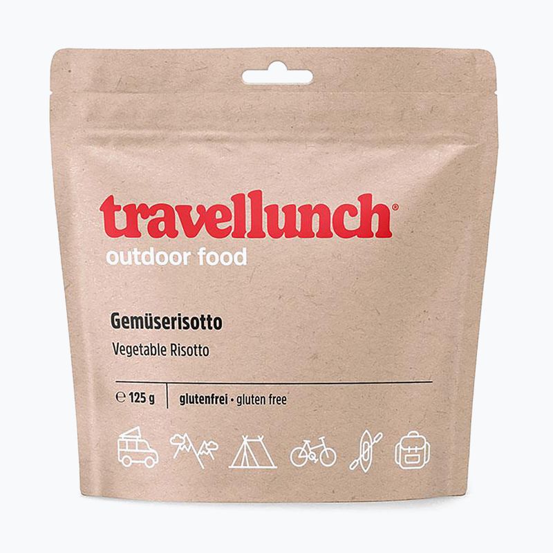 Fagyasztva szárított élelmiszer travellunch rizottó gluténmentes zöldségekkel és gombával 125 g