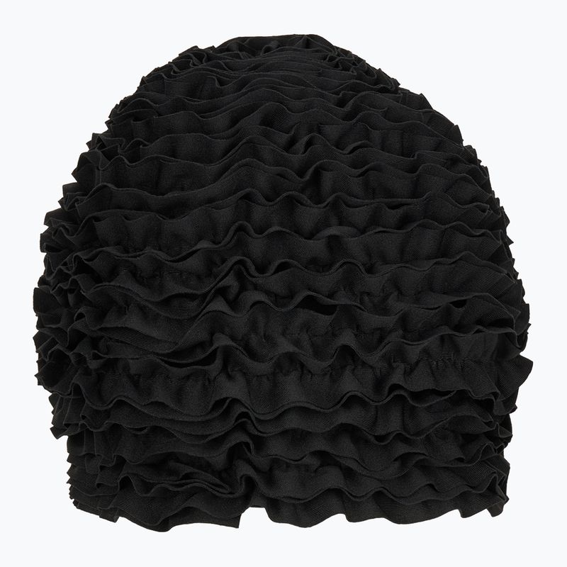 Női úszósapka Fashy Exclusive Frill fekete