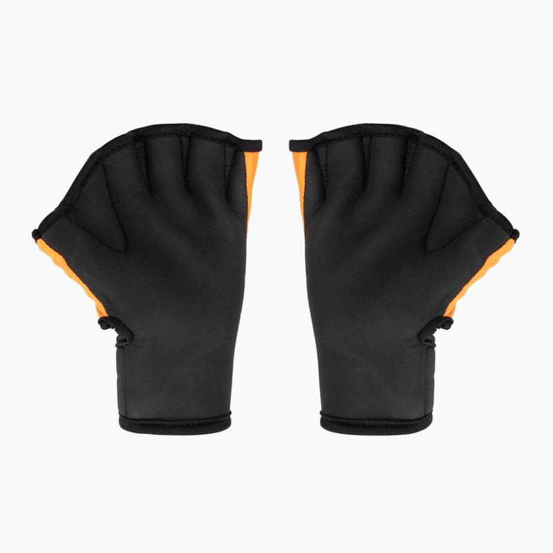 Fashy 4462 neoprén aquafitness kesztyű narancs/fekete 2