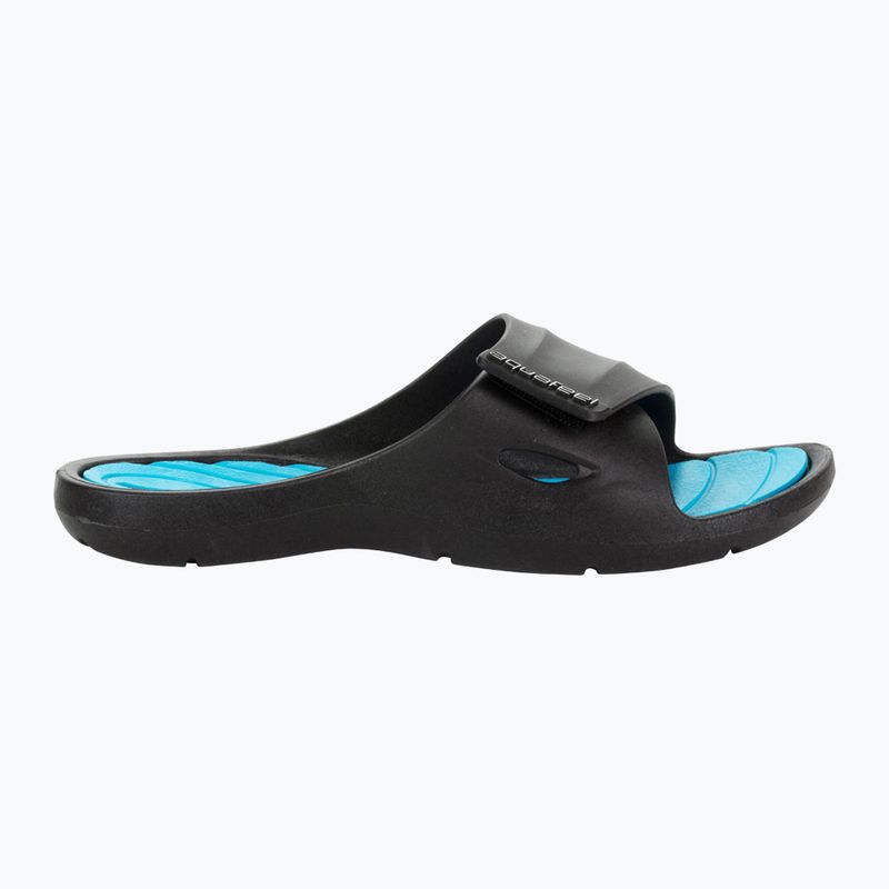 Női flip-flop aquafeel Profi Pool fekete / türkizkék