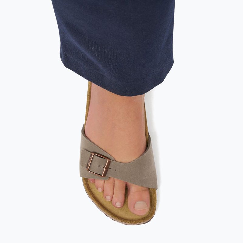 Női papucsok BIRKENSTOCK Madrid Birkibuc Regular stone 9