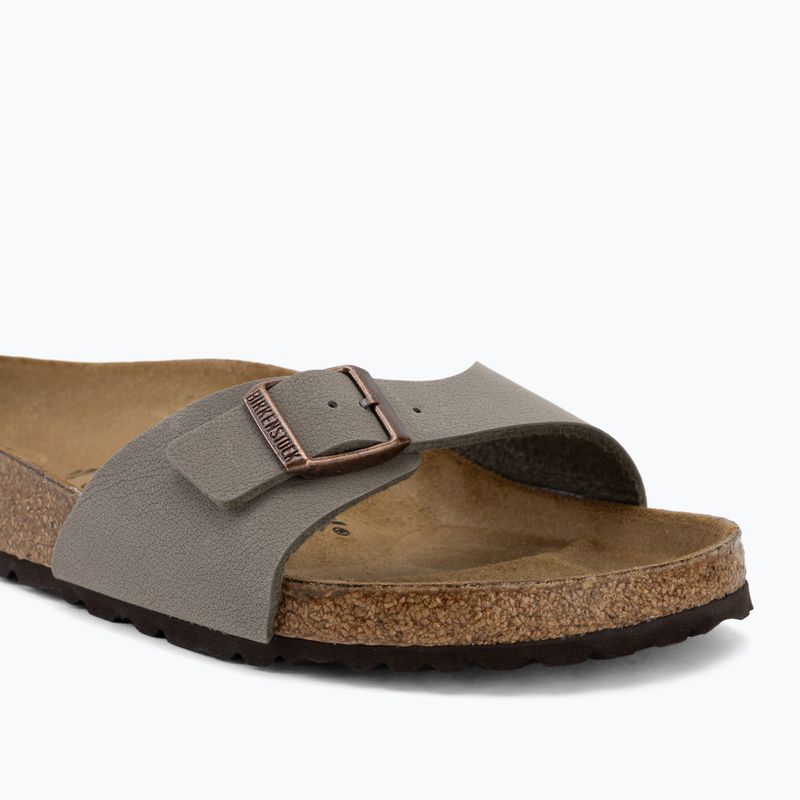 Női papucsok BIRKENSTOCK Madrid Birkibuc Regular stone 7