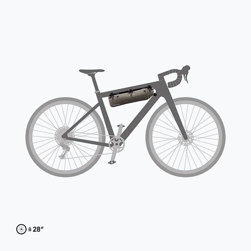 ORTLIEB Frame-Pack RC Toptube 4 l sötét homok Kerékpáros táska vázhoz 7