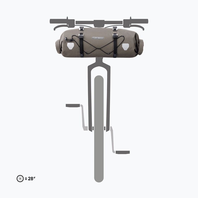 Kerékpár kormánytáska ORTLIEB Handlebar-Pack Flex 15 l dark sand 7