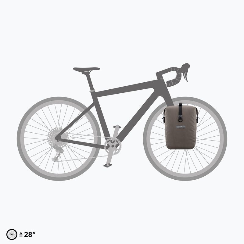 ORTLIEB kerékpár csomagoló Gravel-Pack QL3 14,5 l sötét homok 7