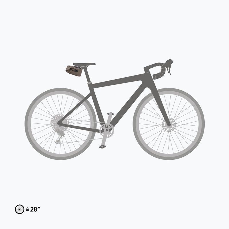 Kerékpár nyeregtáska ORTLIEB Micro Two 0.8 l dark sand 7