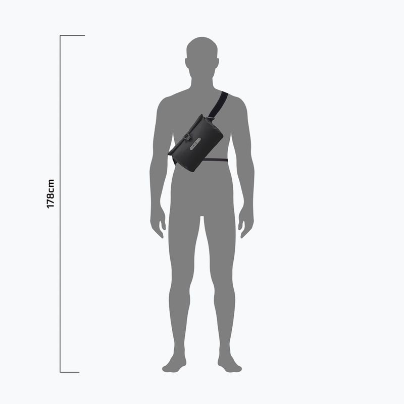 Kerékpáros kormánytáska ORTLIEB Velo-Sling Flex 5 l black 10