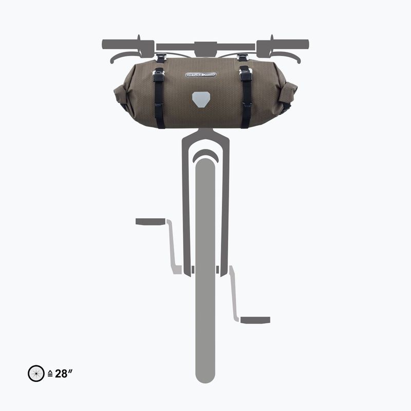 Kerékpáros kormánytáska ORTLIEB Handlebar-Pack Flex 9 l dark sand 8