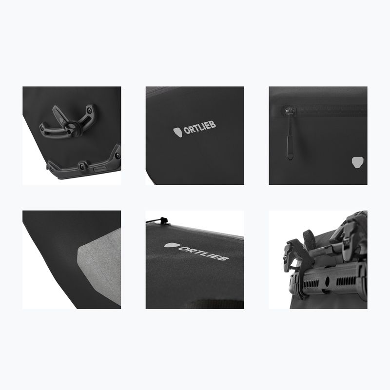 Biciklis táska Ortlieb Tylna Back-Roller Zip-Pocket Tidura Strong QL2.2 20L black 9