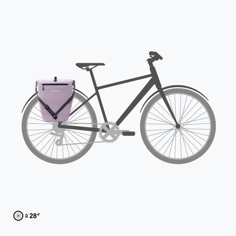Biciklis táska Ortlieb Tylna Back-Roller Zip-Pocket Tidura Strong QL2.2 20L lavender 8