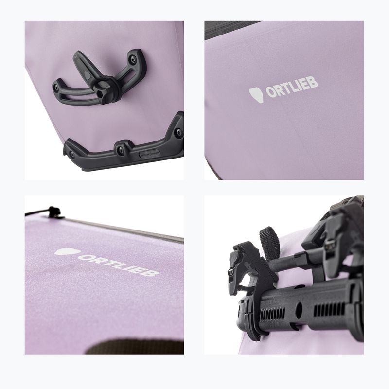 Biciklis táska Ortlieb Tylna Back-Roller Zip-Pocket Tidura Strong QL2.2 20L lavender 9