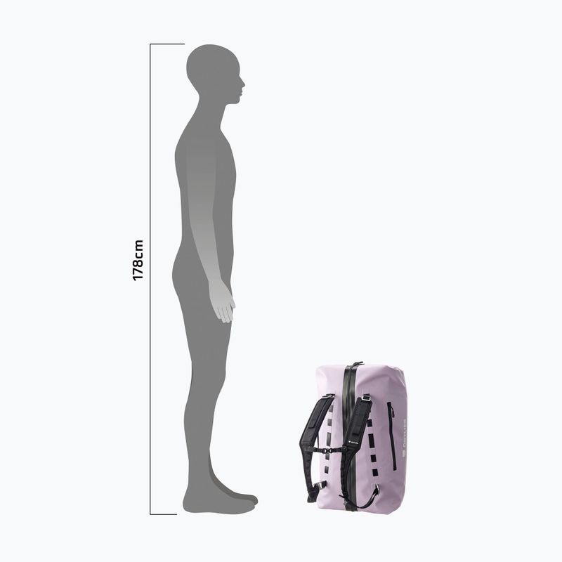 Utazótáska Ortlieb Duffle Zip Tidura Strong 60L lavender 10