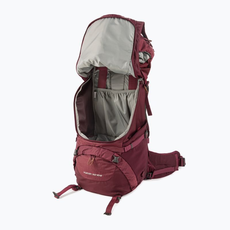 Tatonka női trekking hátizsák Yukon 50+10 l bordó 1341.368 4