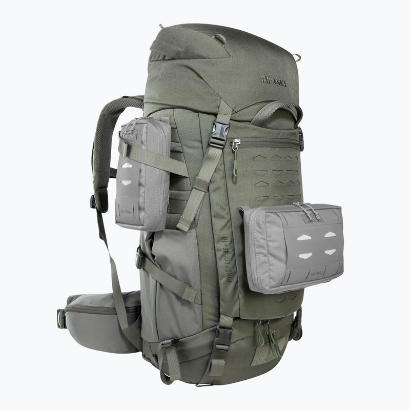 Tatonka Pyrox BC 45 + 10 l kőszürke oliva trekking hátizsák 16