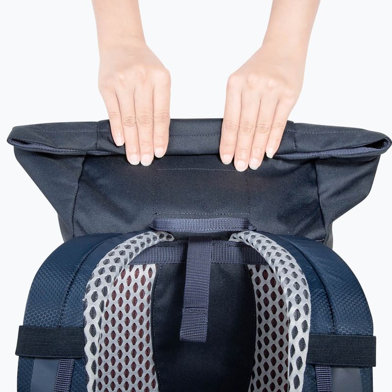 Gyerek városi hátizsák Tatonka Rolltop Pack 14 l navy 9