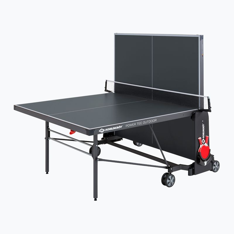 Schildkröt PowerTec kültéri asztalitenisz asztal fekete 838553 2