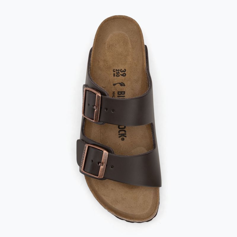 BIRKENSTOCK Arizona NL Narrow sötétbarna flip-flopok 5