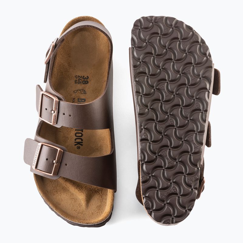 Szandál BIRKENSTOCK Milano BF Regular dark brown 9