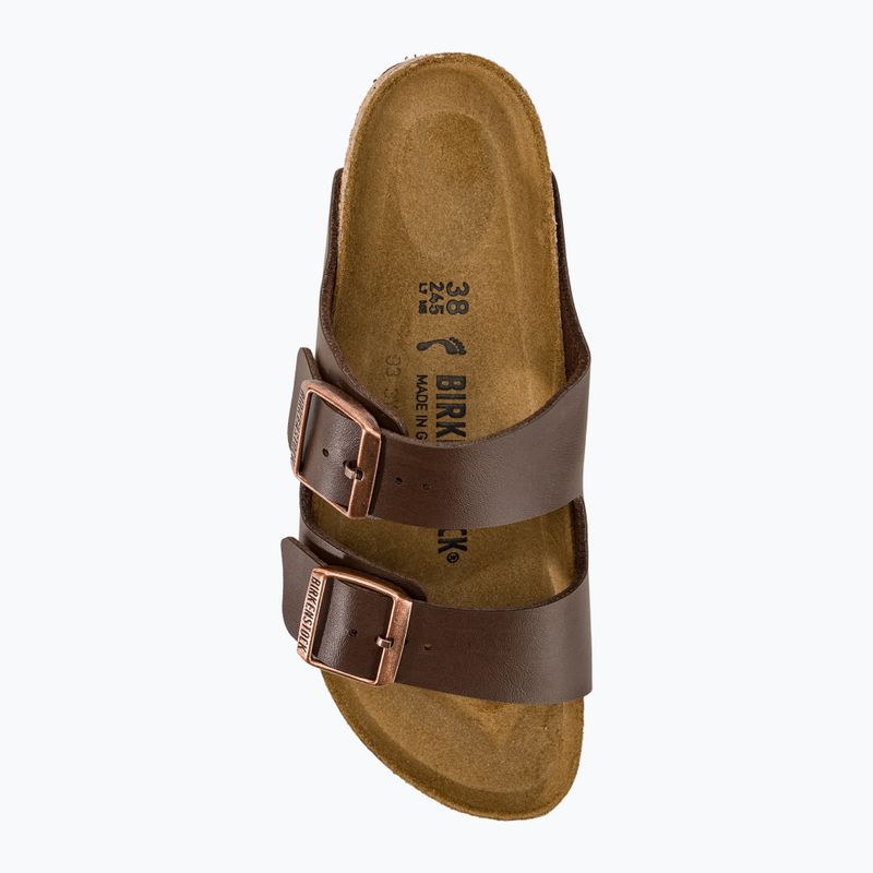 Papucs BIRKENSTOCK Arizona BF Narrow dark brown 5