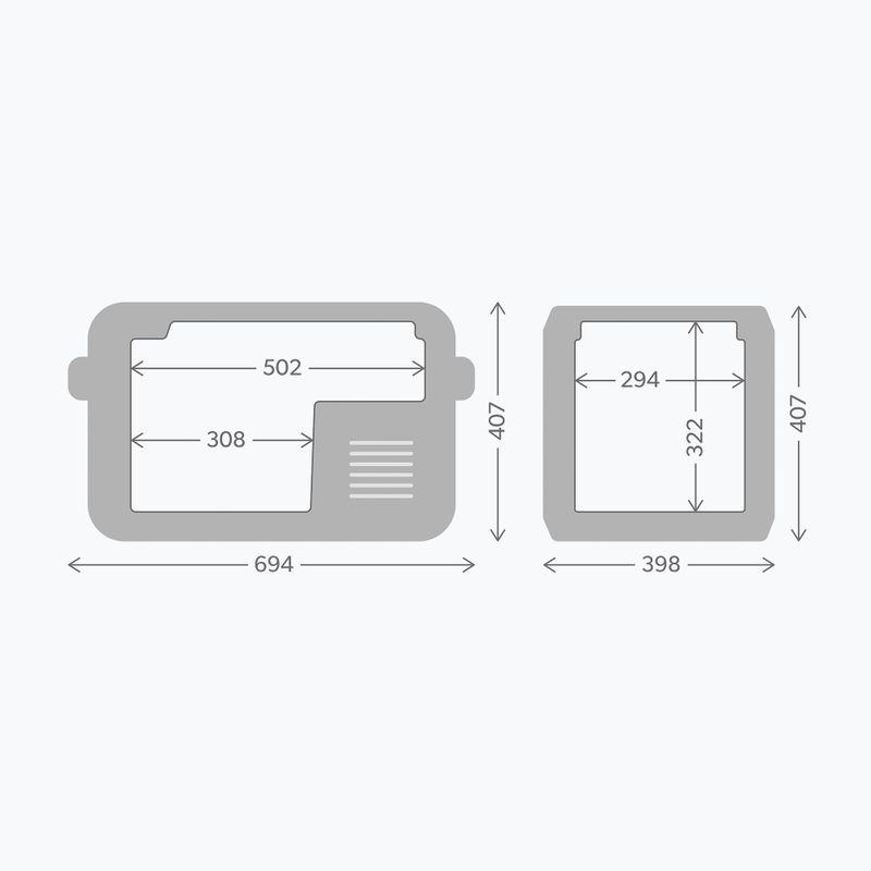 Dometic CFX3 35 utazó hűtőszekrény fekete 9600025324 7
