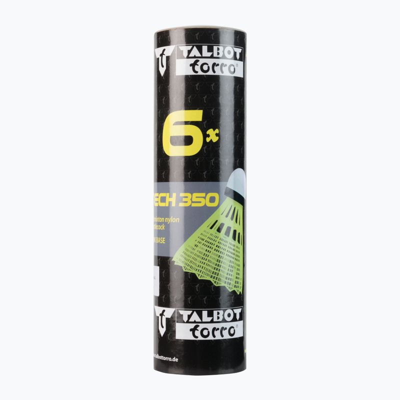 Talbot-Torro Tech 350 tollaslabda sikló, Nylon 6 db sárga 479103