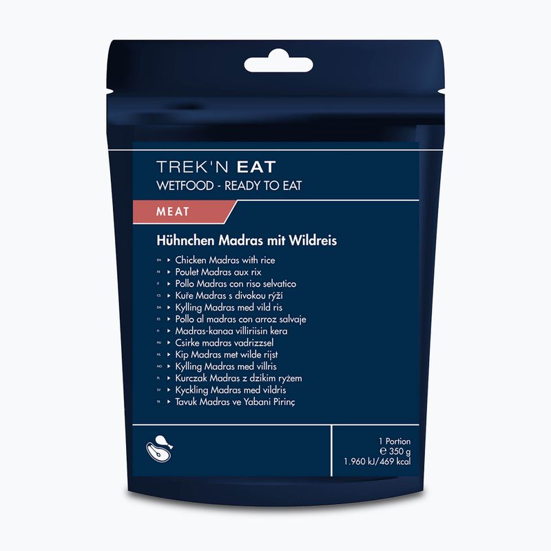 Fagyasztva szárított élelmiszer Trek'n Eat Chicken Madras with rice 350 g
