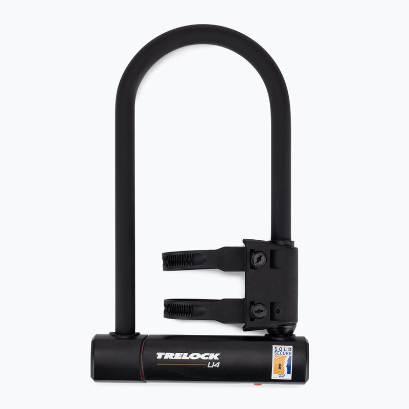 U-Lock Trelock U 4 mini kerékpárzár 102 - 230 fekete TR-8005194
