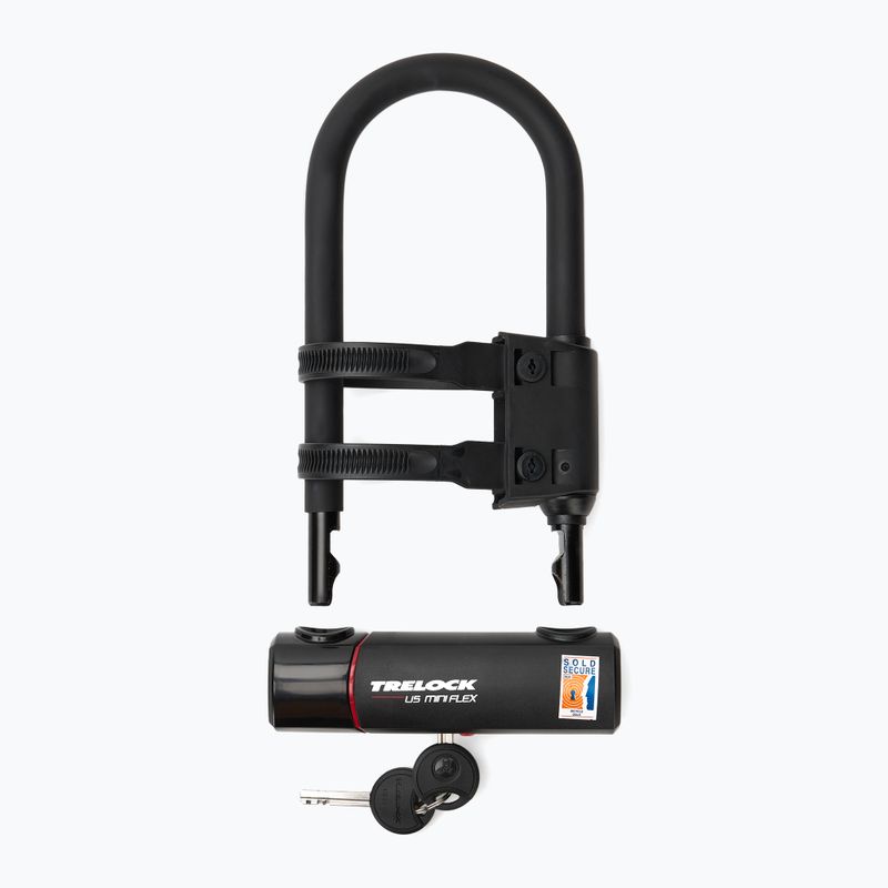 Trelock U5 Mini Flex U-Lock black kerékpárzár 2