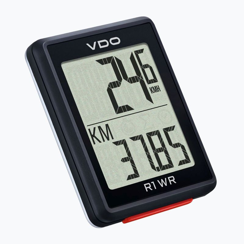 Kerékpár számláló VDO R1 WR fekete 64010 2