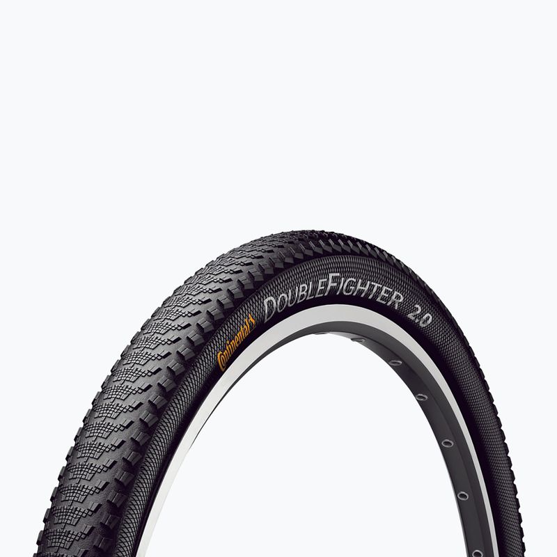 Continental Double Fighter III wire 29 x 2.00 fekete/reflex kerékpár gumiabroncs