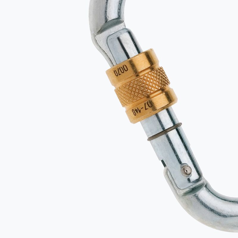 Karabiner EDELRID Steel HMS Screw silver 2