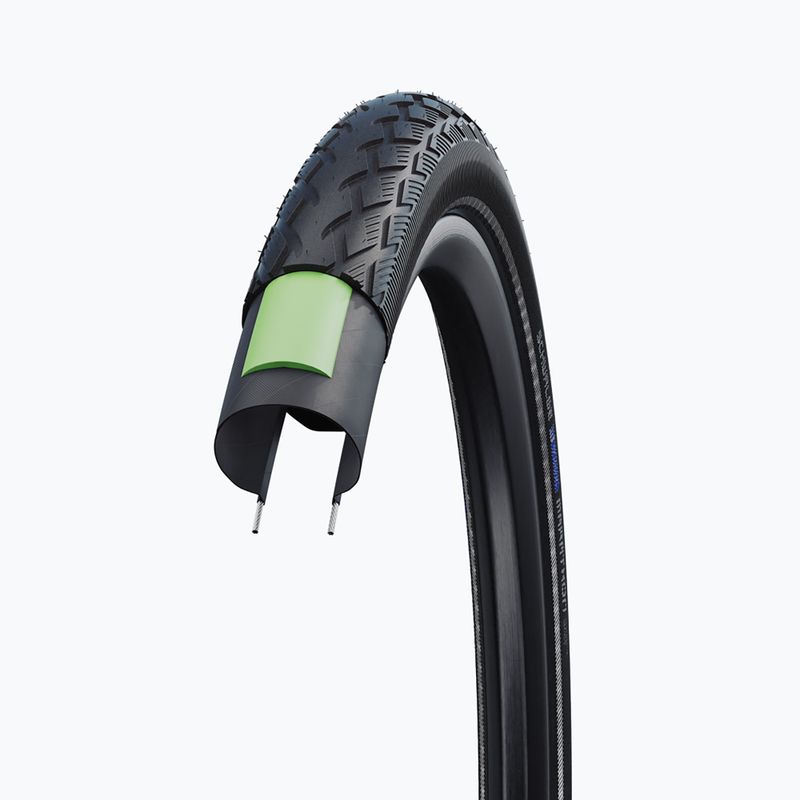 SCHWALBE Marathon Green Guard Addix drót fekete reflex kerékpár gumiabroncs 3