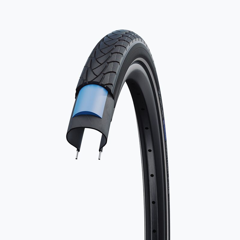 SCHWALBE Marathon Plus Smart Guard Addix 28 x 1.40 fekete reflex kerékpár gumiabroncs 4