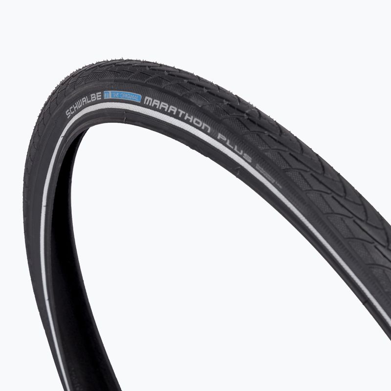 SCHWALBE Marathon Plus Smart Guard Addix wire fekete reflex kerékpár gumiabroncs 2
