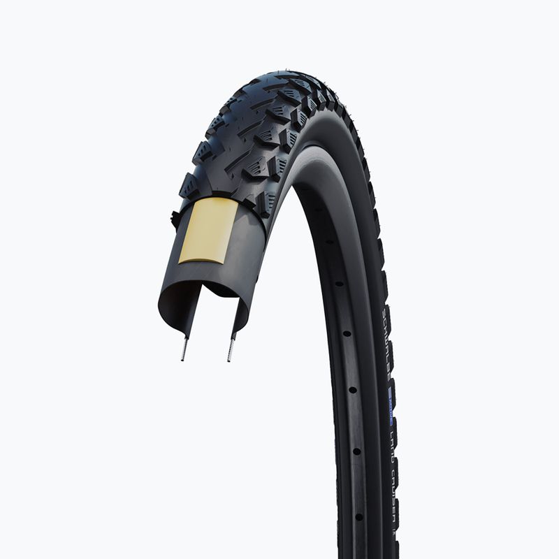 SCHWALBE Land Cruiser K-Guard SBC 24 x 2.00 fekete kerékpár gumiabroncs 6