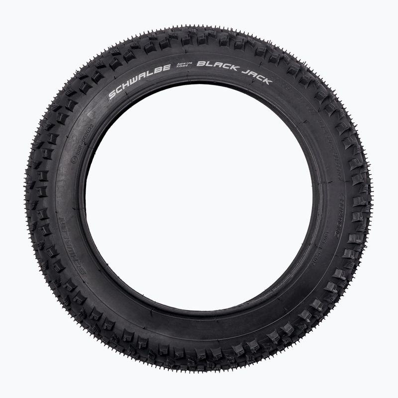 SCHWALBE Black Jack K-Guard Black N Roll 18 x 1.90 fekete kerékpár gumiabroncs 4