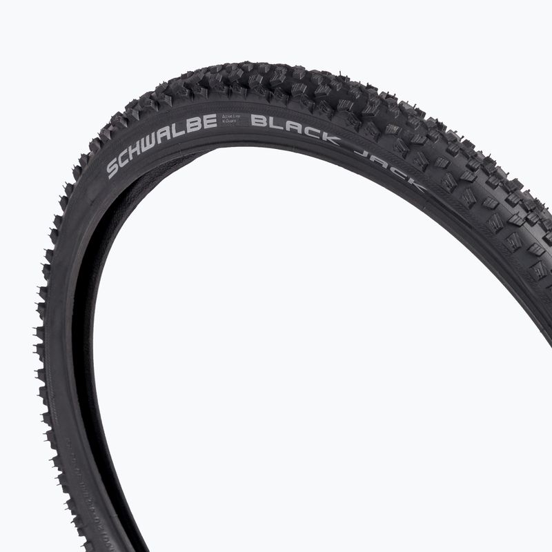 SCHWALBE kerékpár gumiabroncs Black Jack K-Guard SBC vezeték fekete 2