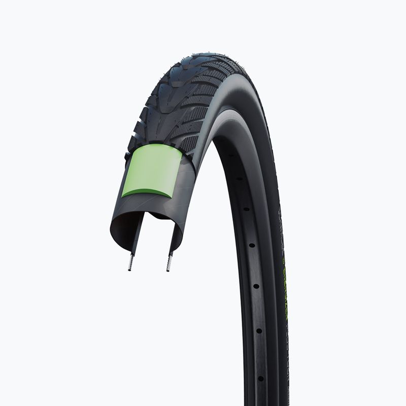 SCHWALBE Energizer Plus Green Guard Addix E 28 x 1.75 fekete reflex kerékpár gumiabroncs 5